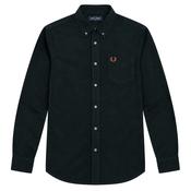 Mens Oxford Shirt - Night Green - S image