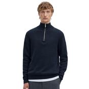 Mens Dane Knit Half-Zip Jumper - Sky Captain - S image