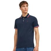 Mens Paulos Plain Polo Shirt - Navy Blazer - XS image