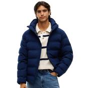 Mens Performance Tech Padded Hooded Jacket - Carbon Navy - M image