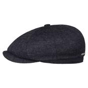 Hatteras Jersey Virgin Wool Flat Cap - Navy - M image