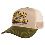 Muscle Car Heritage Trucker Cap - Beige/Green - One image