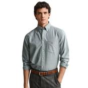 Mens Classic Regular Oxford Shirt - Dark Emerald - S image