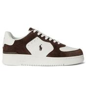 Mens Masters Court Leather-Suede Trainers - Deckwash White/Dark Chocolate - 7 image