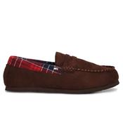 Mens Check Driver Slippers - Check Print - 7 image