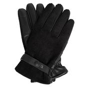 Mens Nelson Leather Gloves - Black - M image