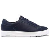 Mens Code C Lace Trainers - Navy Leather - 7 image