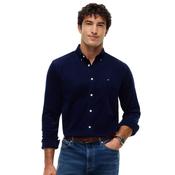 Mens Regular Fit Fine Corduroy Shirt - Imperial Navy - S image