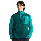Mens Yumiori 1/4 Zip Fleece Jacket - Pacific Teal/Restorative Teal - S image