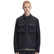 Mens Ripstop Pocket Overshirt - Black - S image