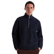Mens Howard Quarter Zip Sweatshirt - True Navy - S image