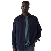 Mens Jackson Corduroy Worker Overshirt - Nightfall Navy - S image