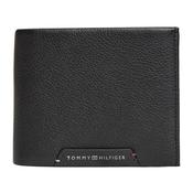 Mens Corporate Leather Bifold Card And Coin Wallet - Black - One image
