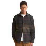 Mens Woodlane Brushed Check Overshirt - Shadow/Classic Tartan - S image