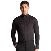 Mens Rome Slim Formal Shirt - Black - 37 image