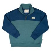 Bracken Quarter Zip Sweater - Teal - XS image