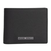 Mens TH Business Leather Bifold Credit Card Wallet - Black - One image