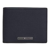 Mens TH Business Leather Bifold Credit Card Wallet - Space Blue - One image