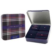 Mens 4-Pack Monogram Sock Tin Giftbox - Navy - 6-8 image