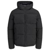 Mens Galaxy Puffer Jacket - Black - S image
