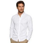 Mens Oxford Stretch Shirt - White - S image
