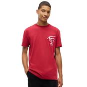 Mens Signature Back Logo Jersey T-Shirt - Noble Cherry - XS