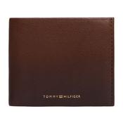 Mens Casual Leather Card And Coin Bifold Wallet - Burnished Brown - One