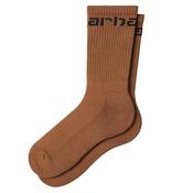 Mens Carhartt Socks - WIP H Brown/Black - One