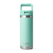 Rambler 18 OZ (532 ML) Bottle With Straw Cap - Seafoam - One