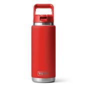 Rambler 26 OZ (769 ML) Bottle With Straw Cap - Rescue Red - One