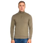 Mens Perpignan 1/4 Sweater - Fern - S