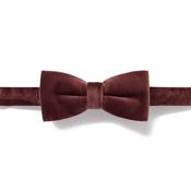 Velvet Bow Tie - Wine - One
