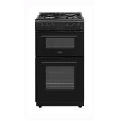 Belling 50cm Double Oven Gas Cooker | BFSG51TCBKLPG image