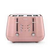 DeLonghi Eclettica 4 Slice Toaster - Pink | CTY4003.PK image