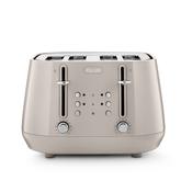 DeLonghi Eclettica 4 Slice Toaster - Beige | CTY4003.BG image