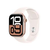 Apple Watch Series 10 GPS 42mm Rose Gold Aluminium Case with Light Blush Sport Band | MWWH3QA/A