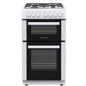 NordMende FS 50cm Twin Cavity LPG Gas Cooker - White | CTG52LPGWH