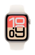 Apple Watch SE 3 GPS 44mm Starlight Aluminium Case with Starlight Sport Band - S/M | MEHG4MP/A