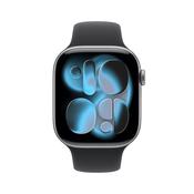 Apple Watch Series 11 GPS 46mm Space Grey Aluminium Case with Black Sport Band - M/L | MEV44MP/A