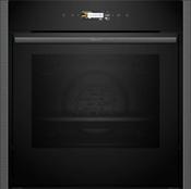 Neff N70 Slide and Hide Built-In Electric Single Oven - Graphite Grey | B54CR71G0B