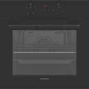 NordMende Built In 65L Single Fan Oven Grill Timer Black Glass | SO207BL
