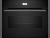 Neff N 70 Built-in compact oven with microwave function 60 x 45 cm - Graphite-Grey | C24MR21G0B