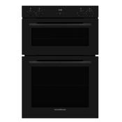 NordMende Built In Double Multifunction Oven with Catalytic Liners Pure Black Glass | DOIC426PBL image