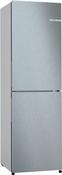 Bosch Series 2 Total No Frost free-standing fridge-freezer with freezer at bottom - Stainless steel | KGN27NLEAG image