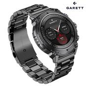 Garett ATOM Smartwatch | BLACK STEEL (with Additional Orange Silicone Quick Release Strap) image