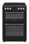 Belling 60cm Freestanding Electric Double Oven - Black | BFSE61DOBK image