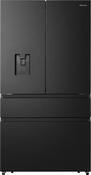 Hisense 91.4cm x 178.5cm Freestanding 4 French Door Non-Plumbed Water Dispenser 579L - Black Stainless Steel | RF749N4SWFE