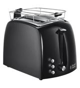 Russell Hobbs Textures Plus 2 Slice Toaster - Black | 22601 image