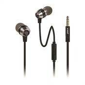 Groove Black Earphones with Remote Mic &amp; Voice Assistant | GVEB10BK image
