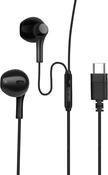 Groove Black Digital Buds USB-C Earphones with Mic &amp; Volume Control | GVEB16BK image